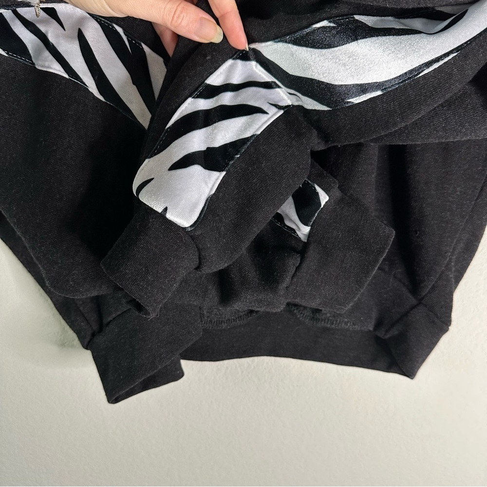 AVIATOR NATION ZEBRA STRIPE RELAXED FIT CREW SWEATSHIRT SZ S - Picture 5 of 8